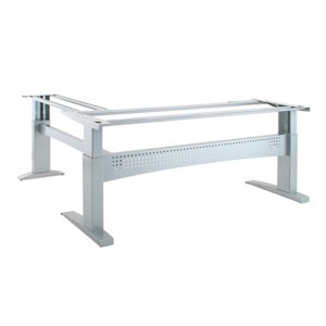 501-11 : Piétement à hauteur variable pour bureau d'angle 
