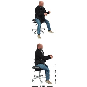 siège posture ventrale (Femme)